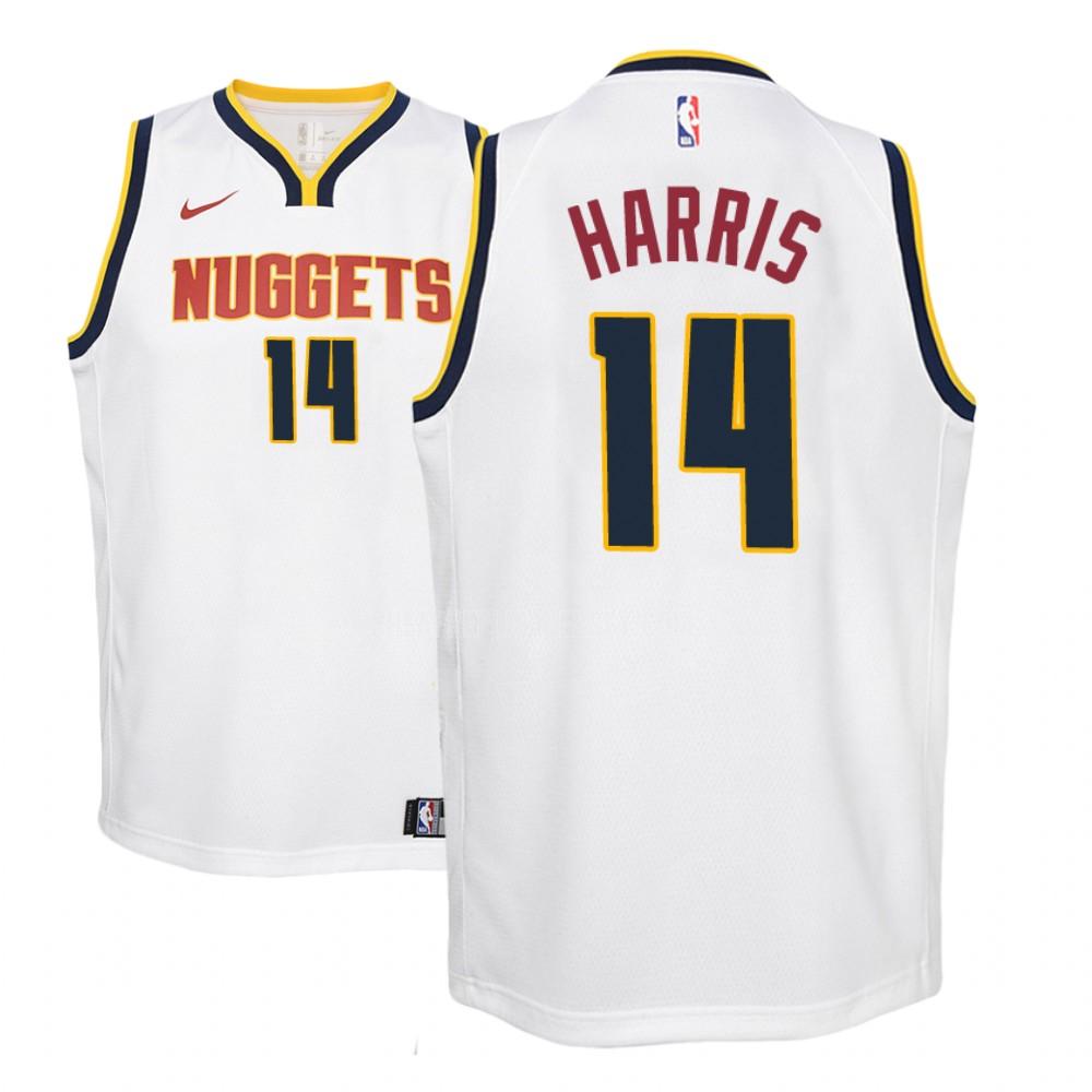 youth denver nuggets gary harris 14 white association replica jersey