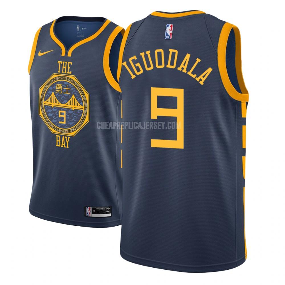 youth golden state warriors andre iguodala 9 navy city edition replica jersey