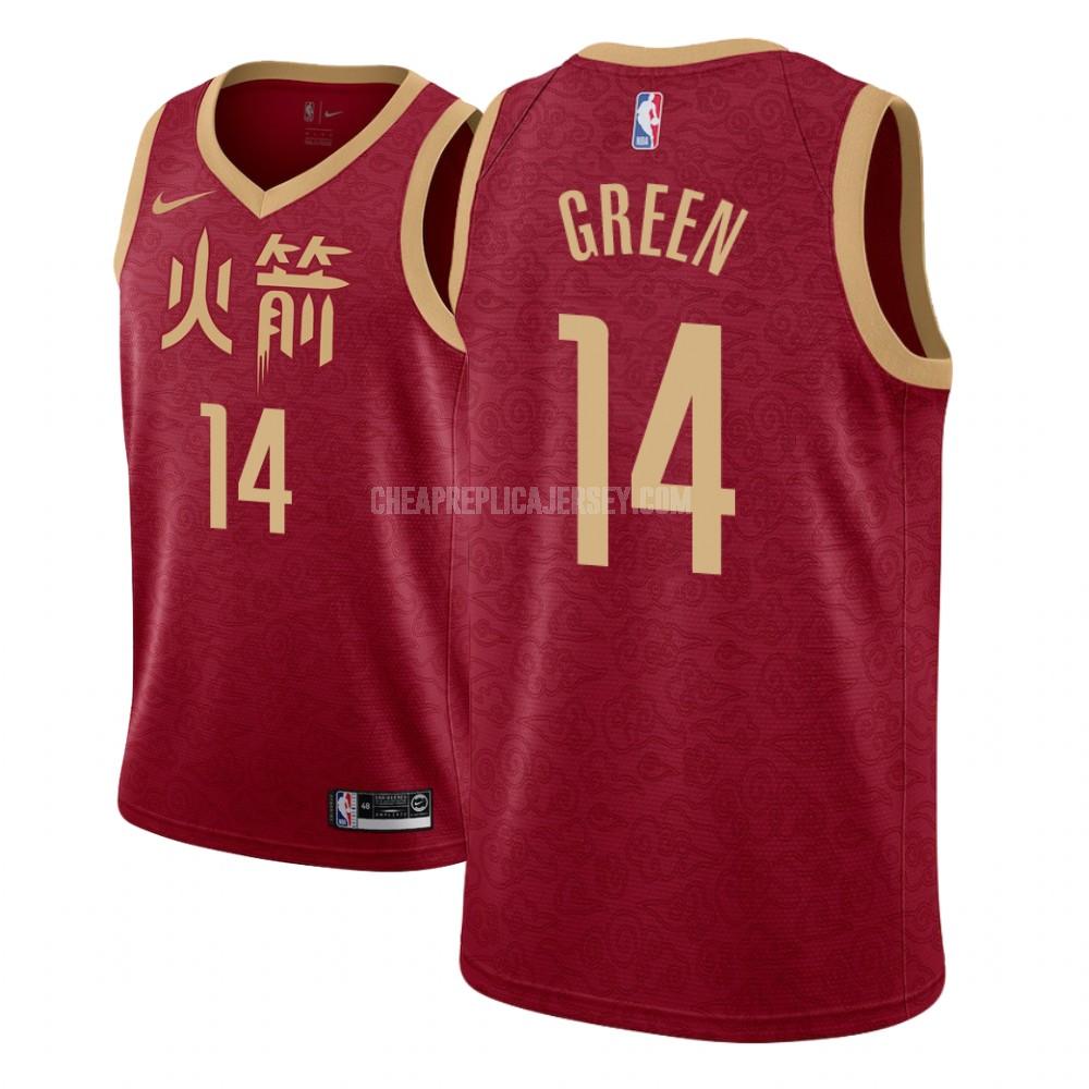youth houston rockets gerald green 14 red city edition replica jersey