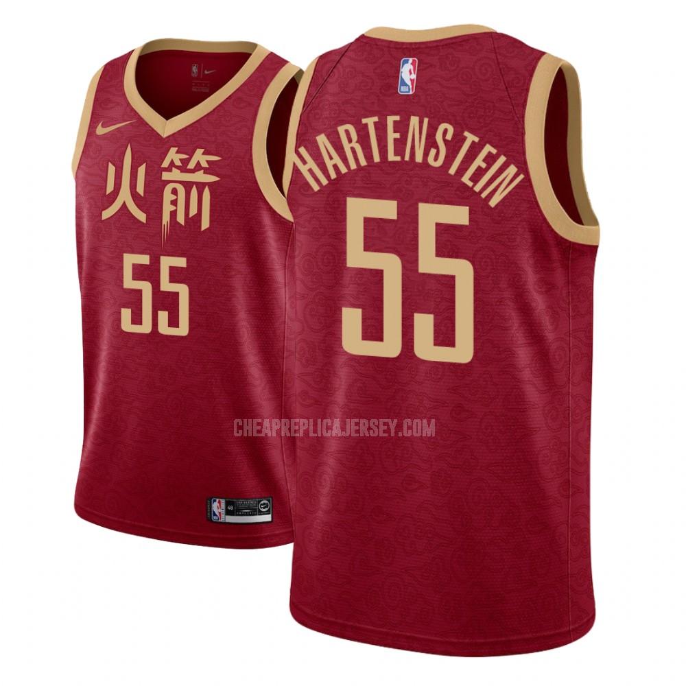 youth houston rockets isaiah hartenstein 55 red city edition replica jersey