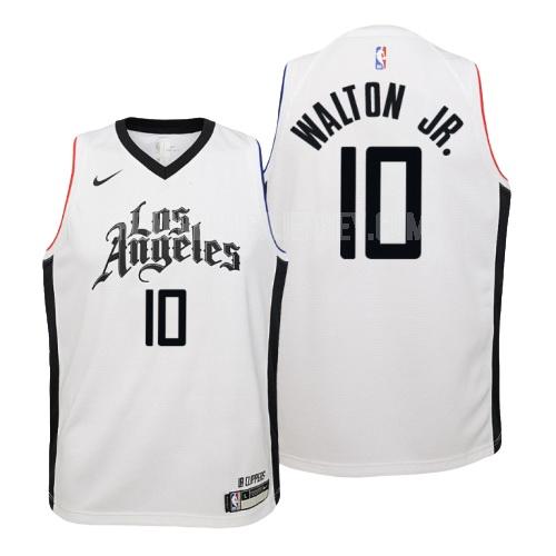 youth los angeles clippers derrick walton jr 10 white city edition replica jersey