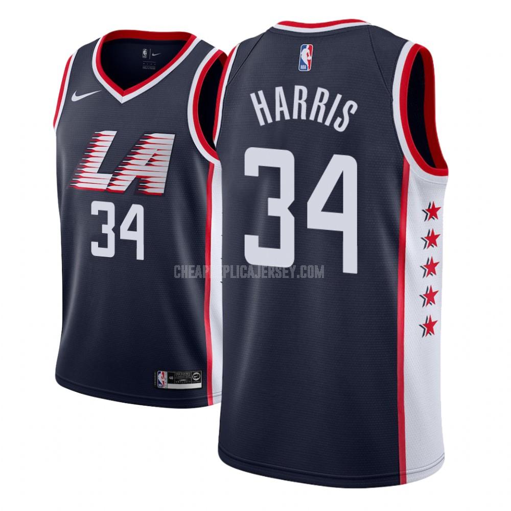 youth los angeles clippers tobias harris 34 navy city edition replica jersey