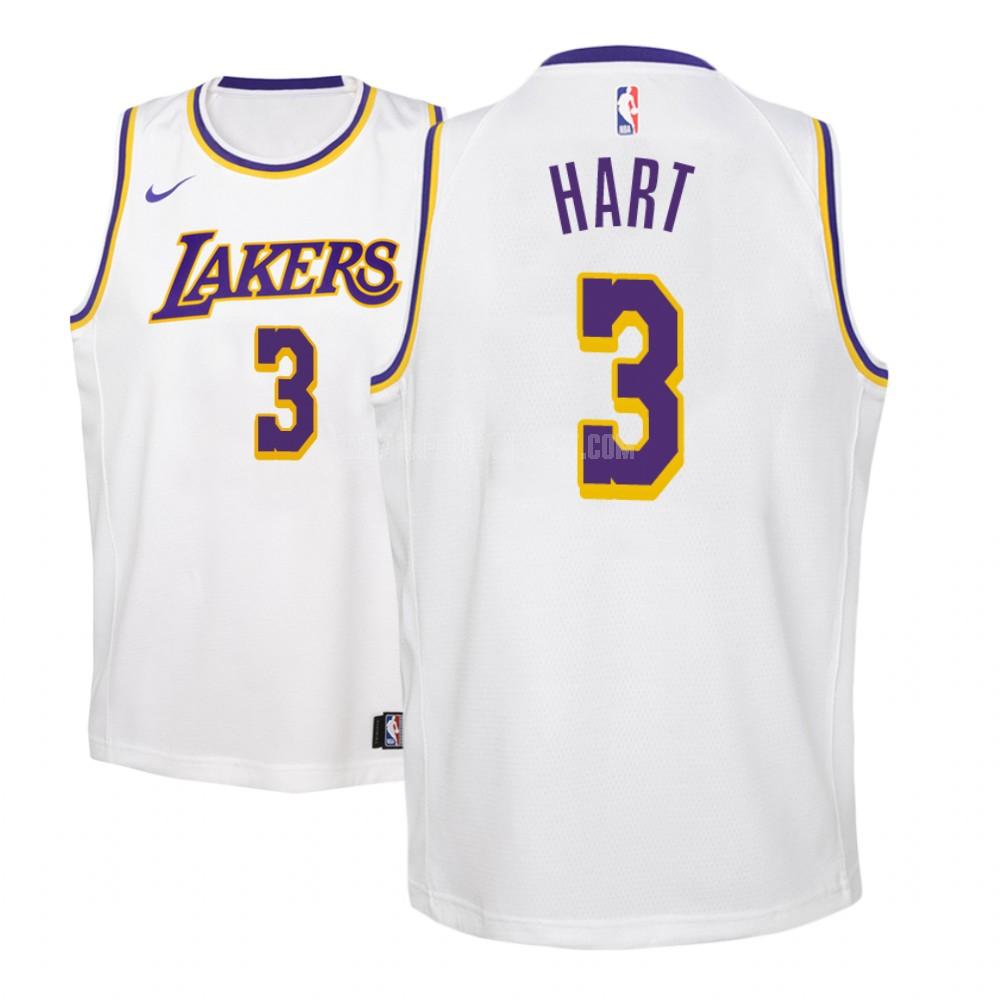 youth los angeles lakers josh hart 5 white association replica jersey