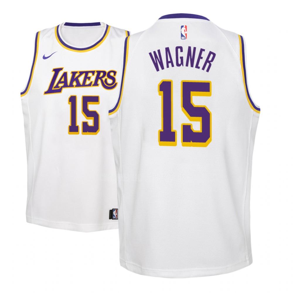 youth los angeles lakers moritz wagner 15 white association replica jersey