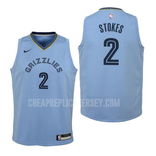 youth memphis grizzlies jarnell stokes 2 blue statement replica jersey