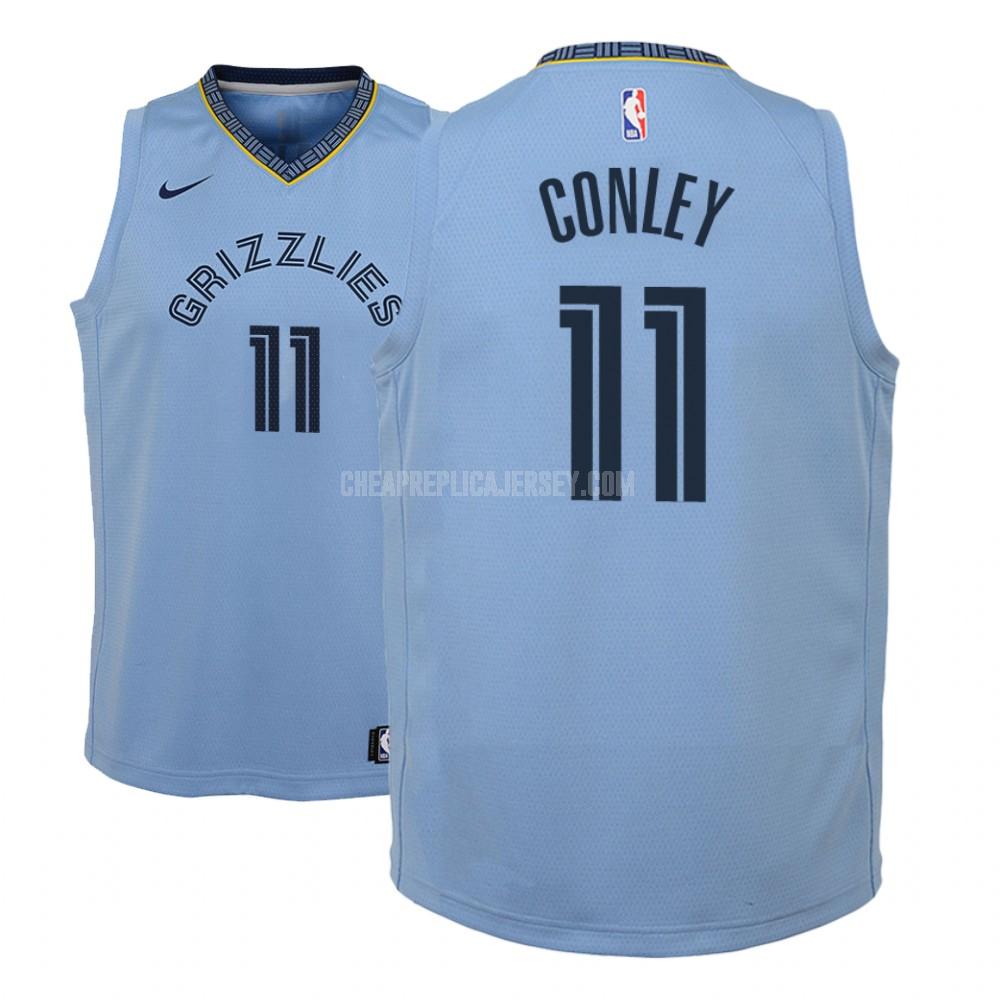 youth memphis grizzlies mike conley 11 blue statement replica jersey