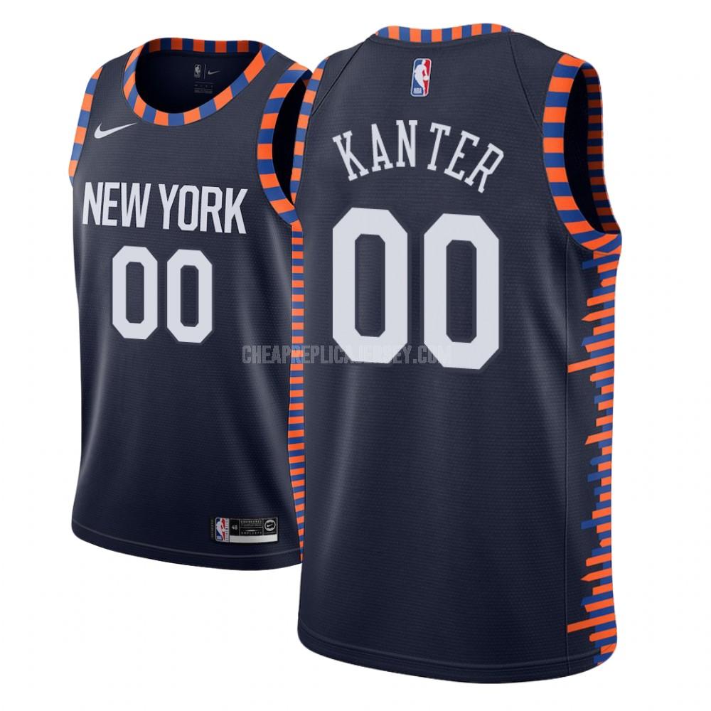 youth new york knicks enes kanter 0 navy city edition replica jersey