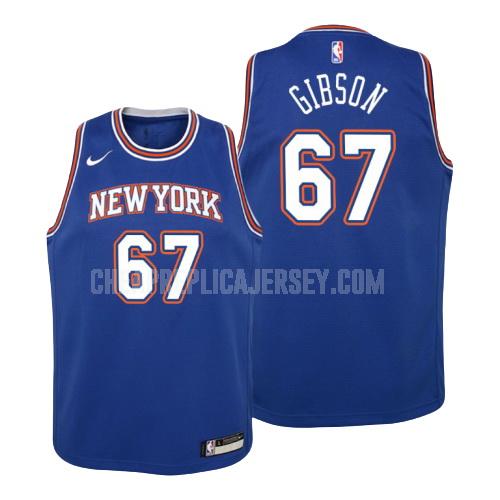 youth new york knicks taj gibson 67 blue statement replica jersey
