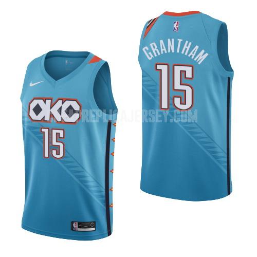 youth oklahoma city thunder donte grantham 15 blue city edition replica jersey