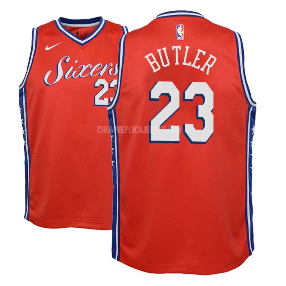 youth philadelphia 76ers jimmy butler 23 red statement replica jersey