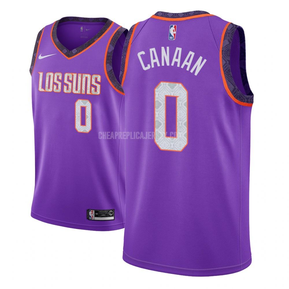 youth phoenix suns isaiah canaan 0 purple city edition replica jersey
