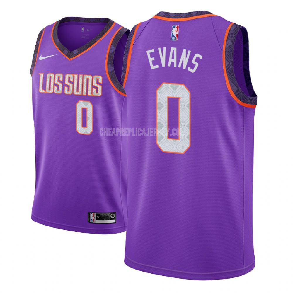 youth phoenix suns jawun evans 0 purple city edition replica jersey