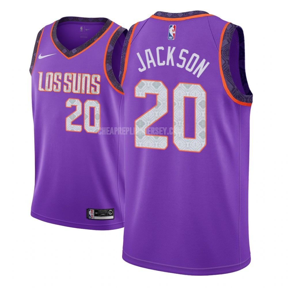 youth phoenix suns josh jackson 20 purple city edition replica jersey