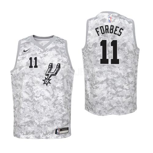 youth san antonio spurs bryn forbes 11 camo earned edition replica jersey