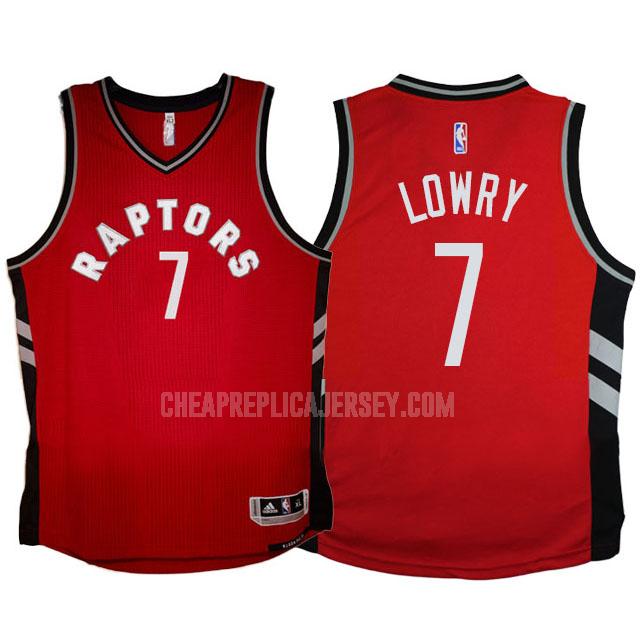 youth toronto raptors kyle lowry 7 red classic replica jersey