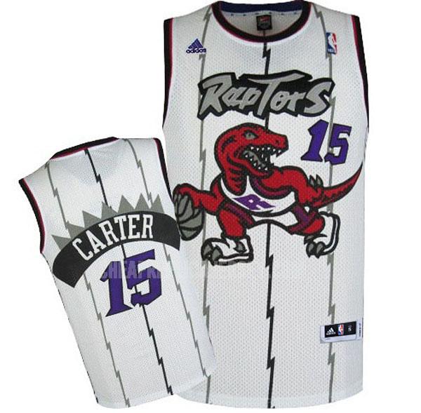 youth toronto raptors vince carter 15 white home replica jersey