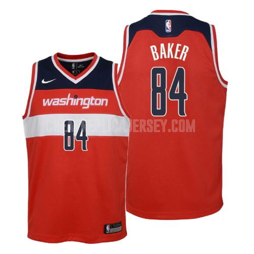 youth washington wizards ron baker 84 red icon replica jersey